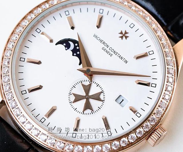 vacheron Constantin手錶 2018江詩丹頓 三度防水性能 日月星辰 江詩丹頓高端手錶  hds1021